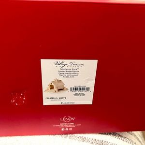 Lenox Mistletoe park covered bridge